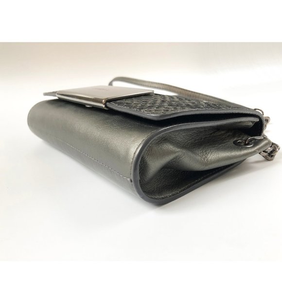 Gorgeous reptile leather mini bag, python purse, snake shoulder chain clutch - Picture 8 of 12